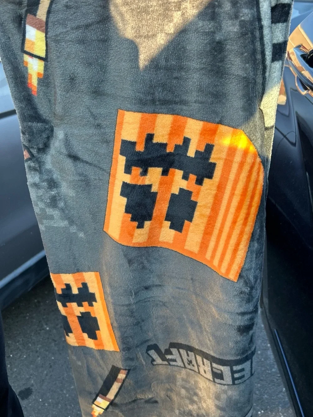 NEW Minecraft Halloween Plush Throw Blanket